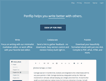 Tablet Screenshot of penflip.com